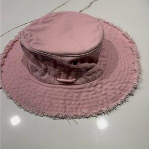 Pink Frayed Women's Tilley Hat